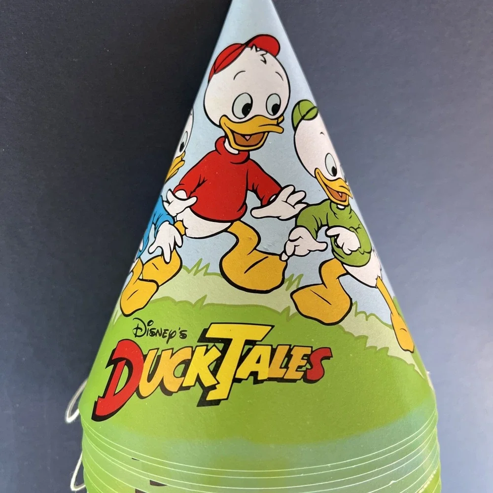 VTG Disney DuckTales Party Hats Set of 13 Huey Dewey Louie 1980s Unused
